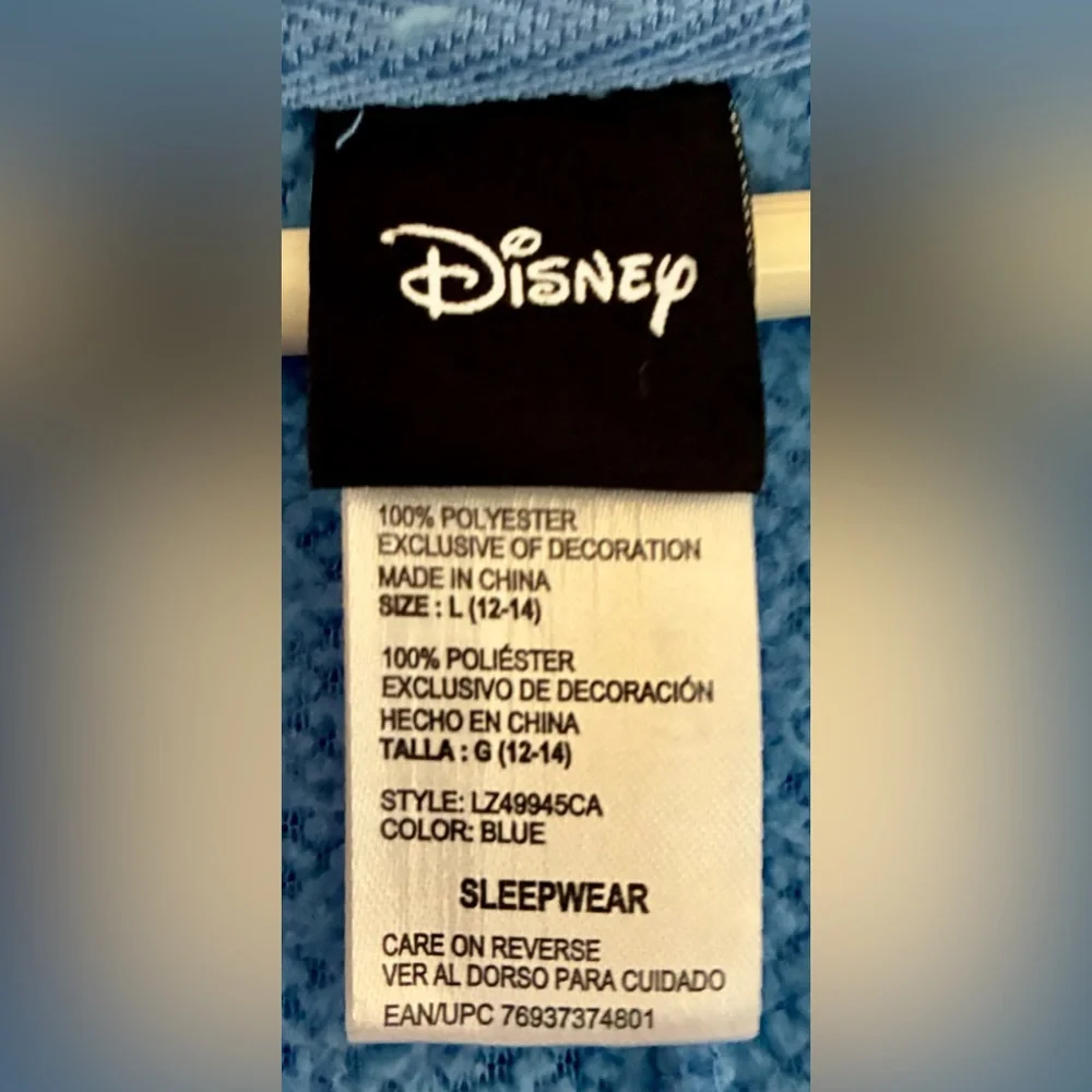 Disney Eeyore Blue & Lavender Adult OnePiece Hooded Sleepwear/Loungewear/Costume - Picture 3 of 3